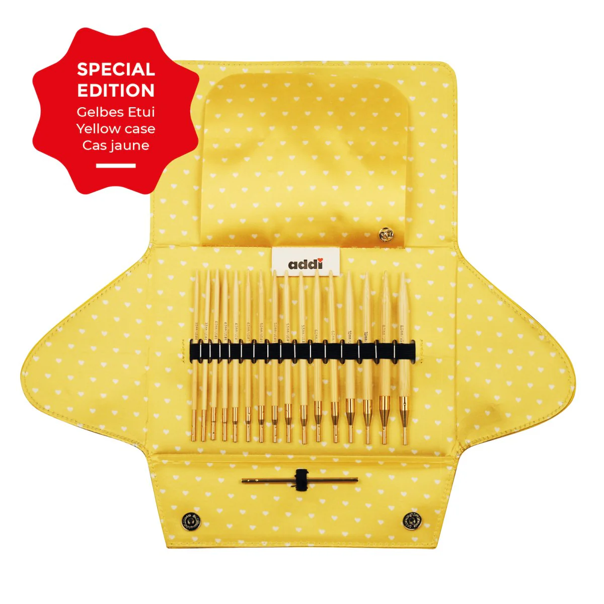 addi Click Nature Bamboo Set - Smooth Bamboo Interchangeable Needle Set (550-2) - Image 10