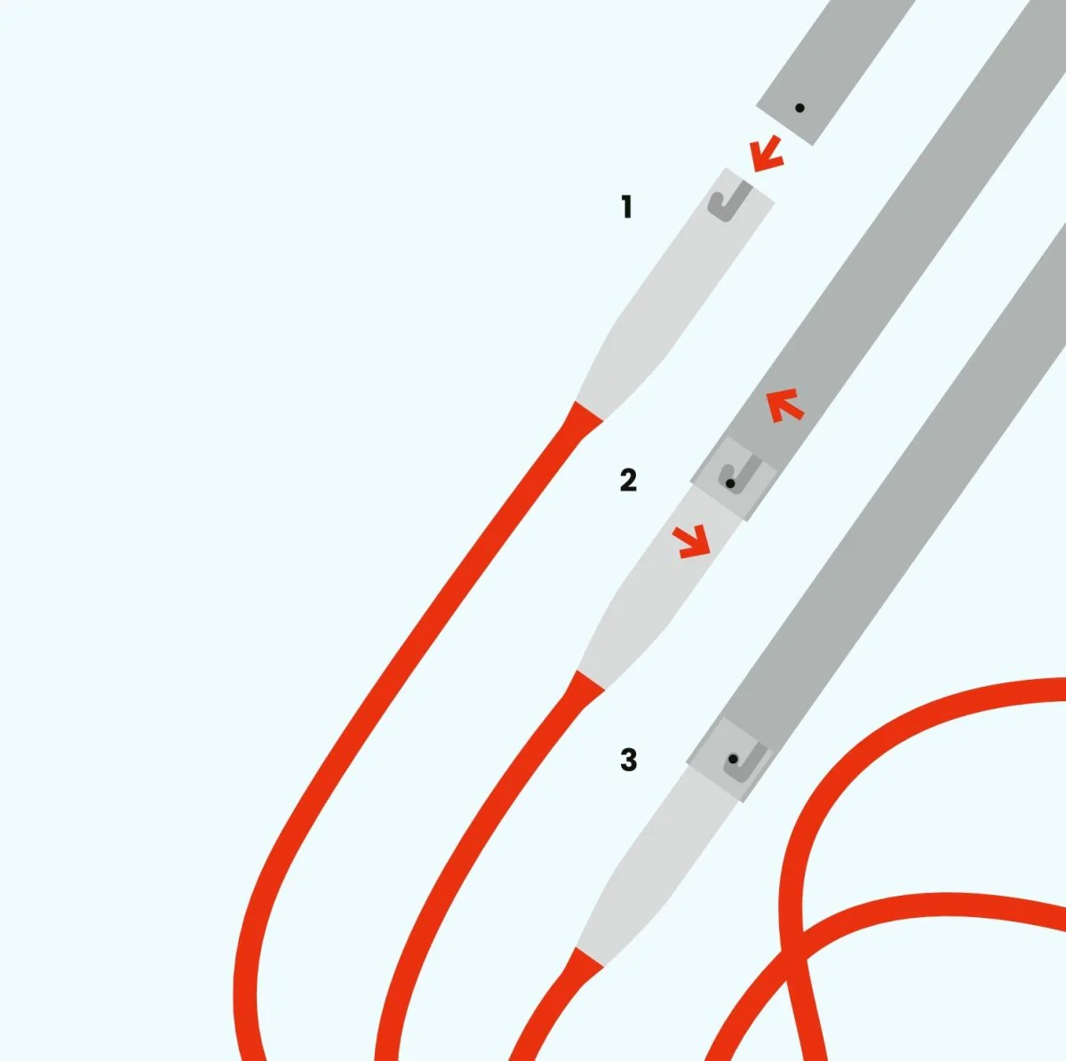 addiClick Novel Lace Long Set - Ergonomic Needles with Textured Surface - Image 8