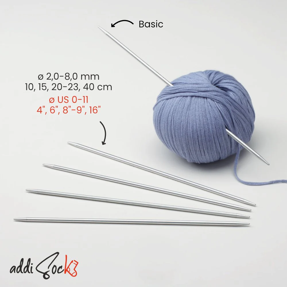 addiSock Needle Set - Lightweight Double-Pointed Needles for Smooth Knitting - Image 6