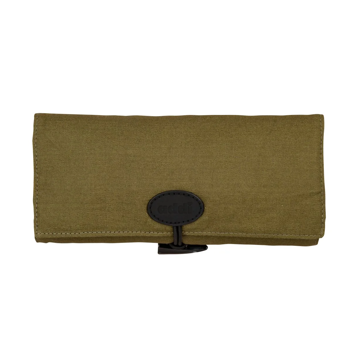 addiWrap Olive Wood Crochet Hook Case - Empty Roll-Up Organizer - Image 3