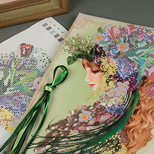 Beadwork kit B-641 "Spring", Bead Embroidery, Needlepoint, Handcraft kit, DIY Beaded Painting 3D, Tapestry Beaded Cross Stitch kit, Beadwork - Image 7
