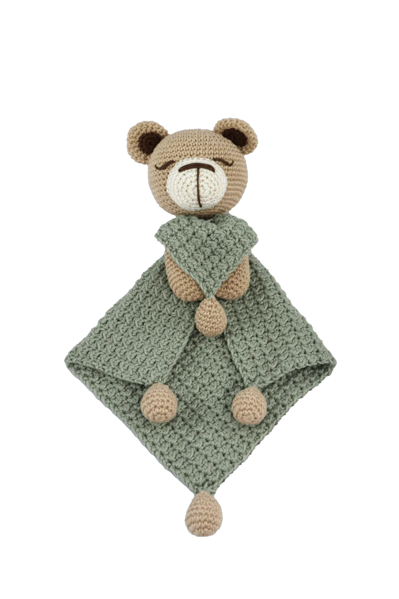 Circulo Amigurumi Crochet Kit - Lovey Blanket - Bear - Image 5