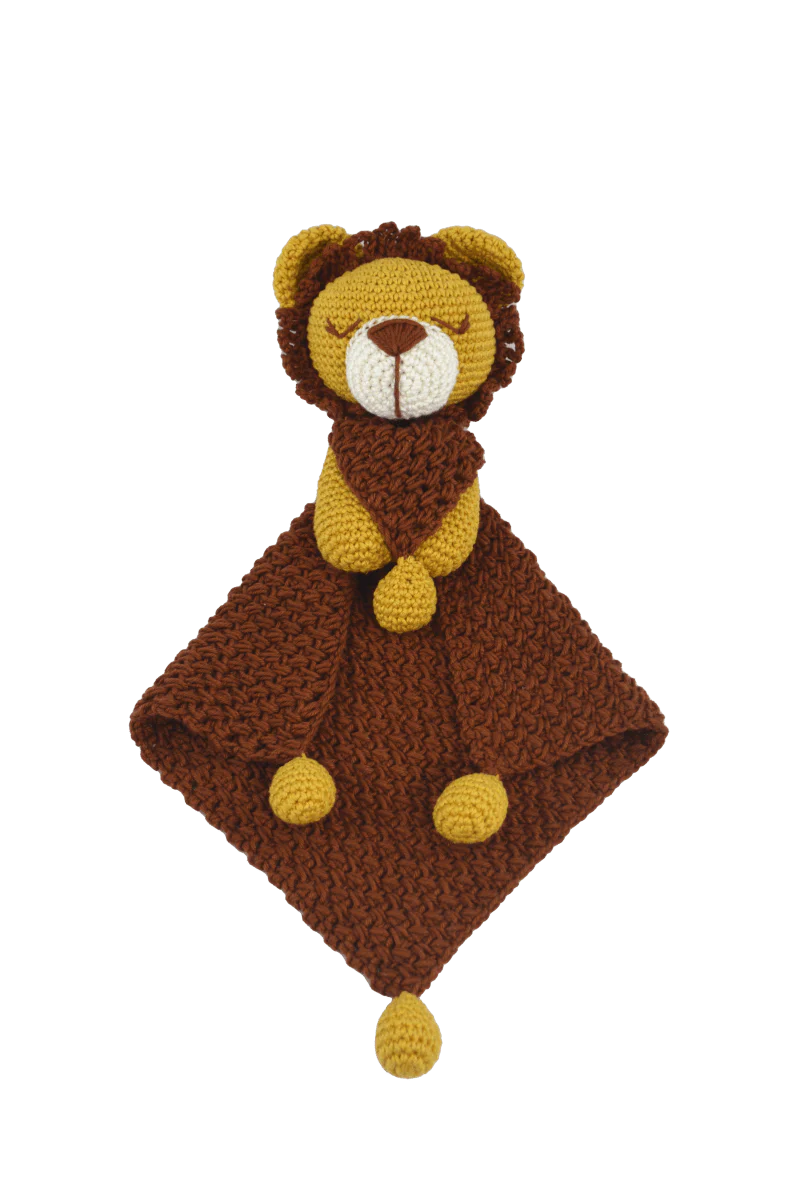 Circulo Amigurumi Crochet Kit - Lovey Blanket - Lion - Image 5