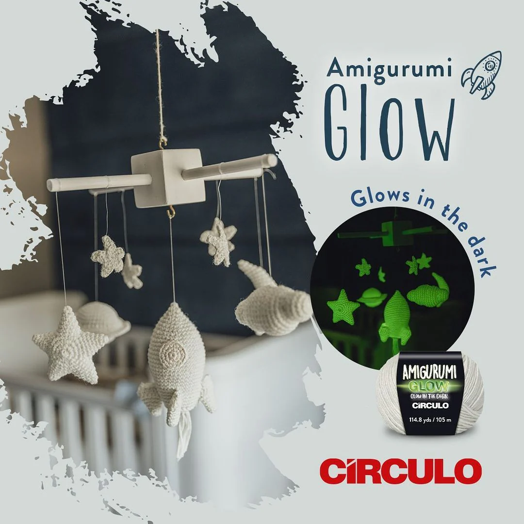 Circulo Amigurumi GLOW in the Dark Yarn, 105m / 50g - Image 4