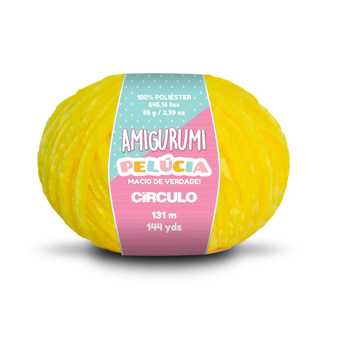 Círculo Amigurumi Pelúcia – Polyester Chenille Yarn (131 m / 100 g) - Image 13