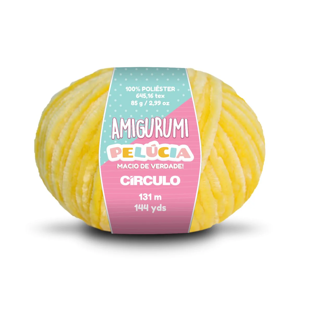 Círculo Amigurumi Pelúcia – Polyester Chenille Yarn (131 m / 100 g) - Image 14