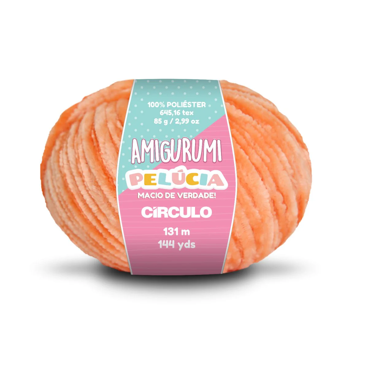 Círculo Amigurumi Pelúcia – Polyester Chenille Yarn (131 m / 100 g) - Image 15