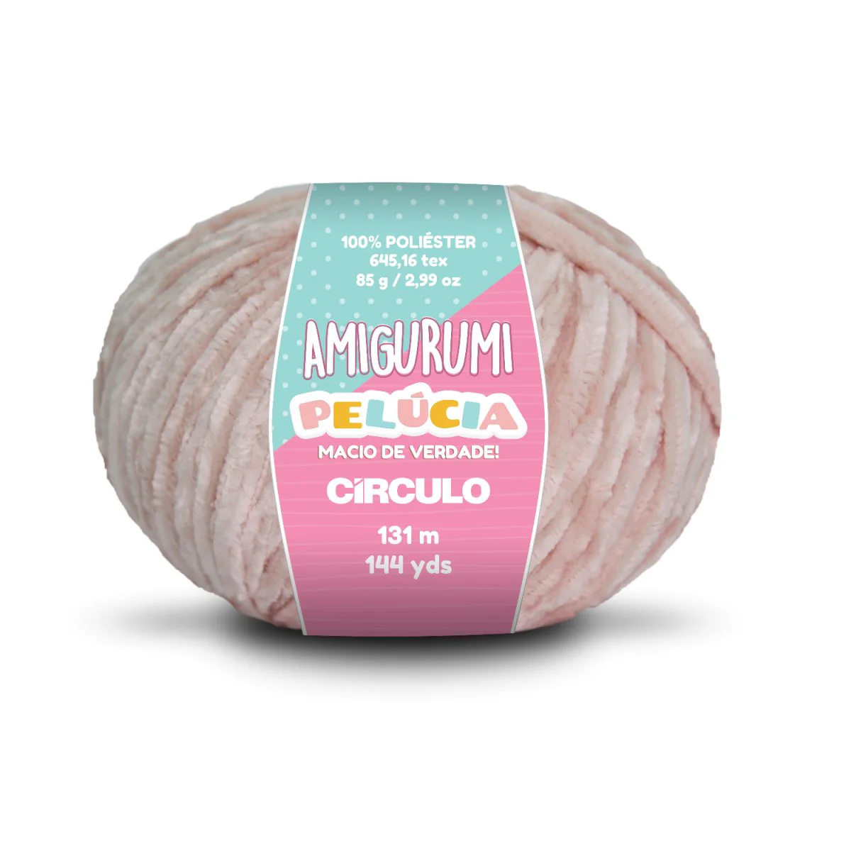 Círculo Amigurumi Pelúcia – Polyester Chenille Yarn (131 m / 100 g) - Image 21
