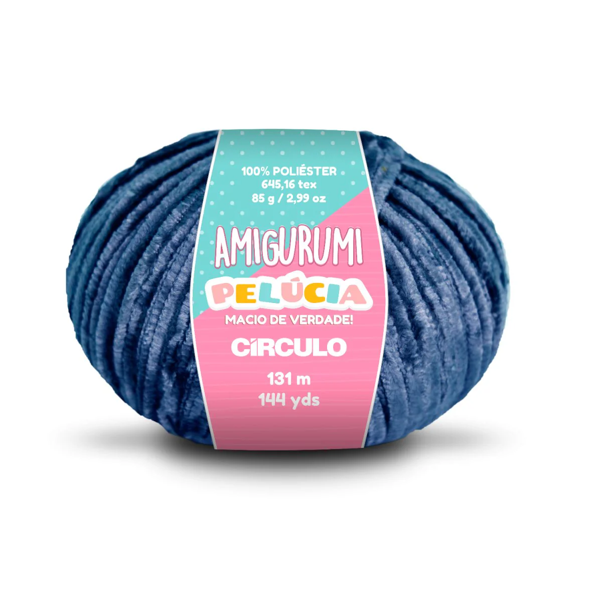 Círculo Amigurumi Pelúcia – Polyester Chenille Yarn (131 m / 100 g) - Image 23