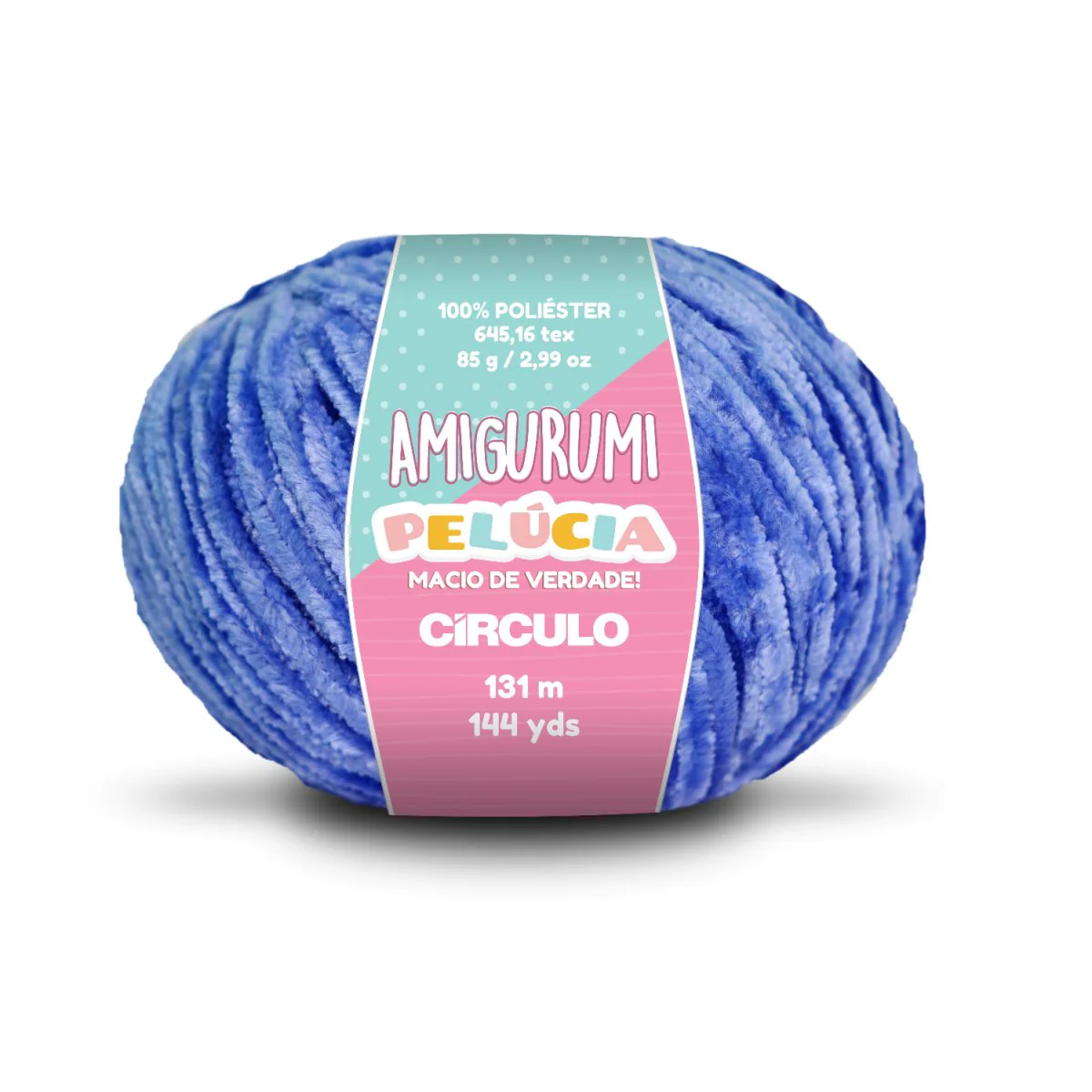 Círculo Amigurumi Pelúcia – Polyester Chenille Yarn (131 m / 100 g) - Image 24