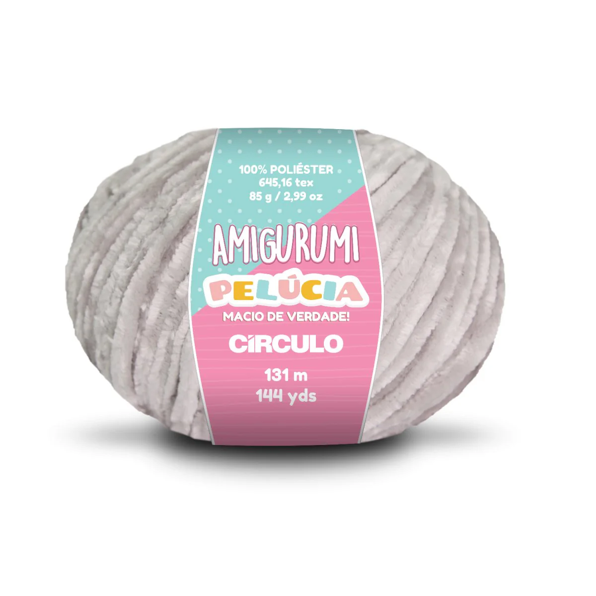 Círculo Amigurumi Pelúcia – Polyester Chenille Yarn (131 m / 100 g) - Image 31