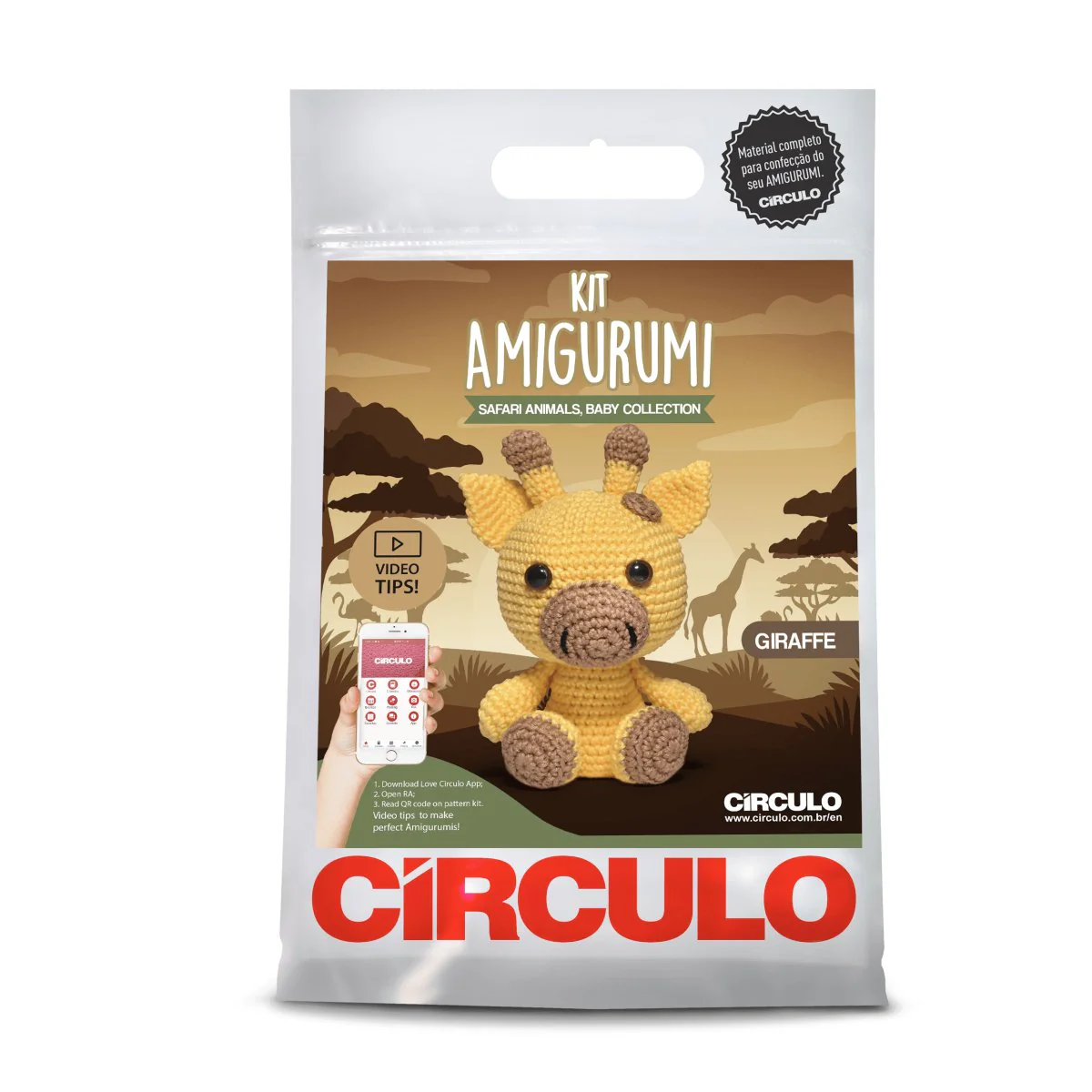 Circulo Amigurumi Safari Baby Kits 04 Little Giraffe - Image 3