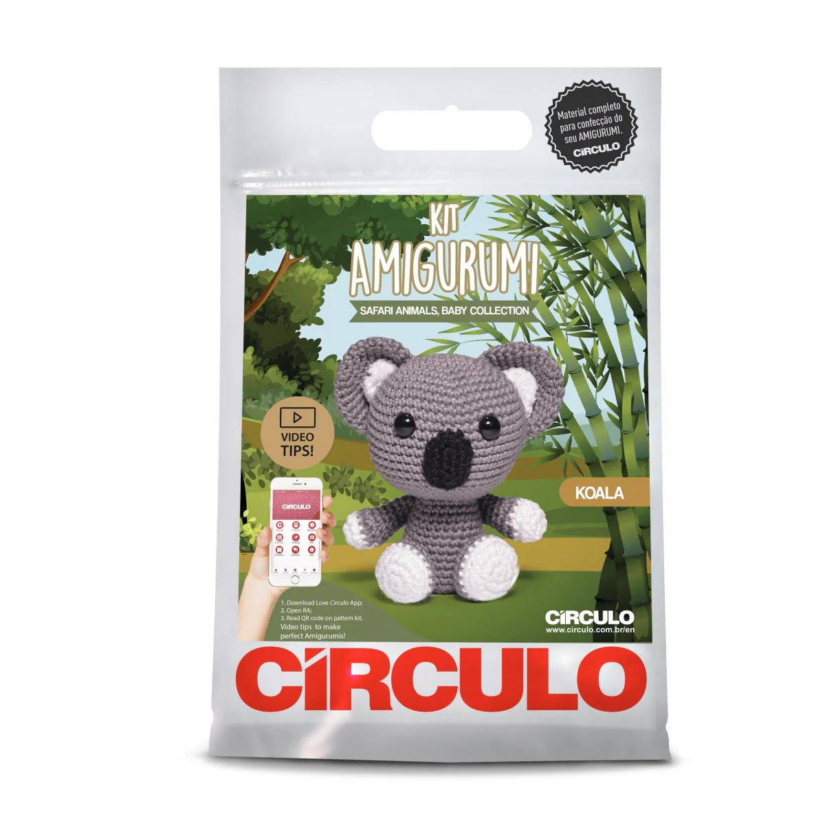 Circulo Amigurumi Safari Baby Kits 03 Little Koala - Image 3