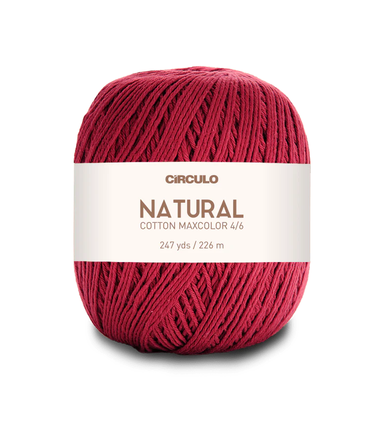 Circulo Natural Cotton Maxcolor (Barroco) 4/6 - 100% Cotton Yarn, 226m/200g - Image 3
