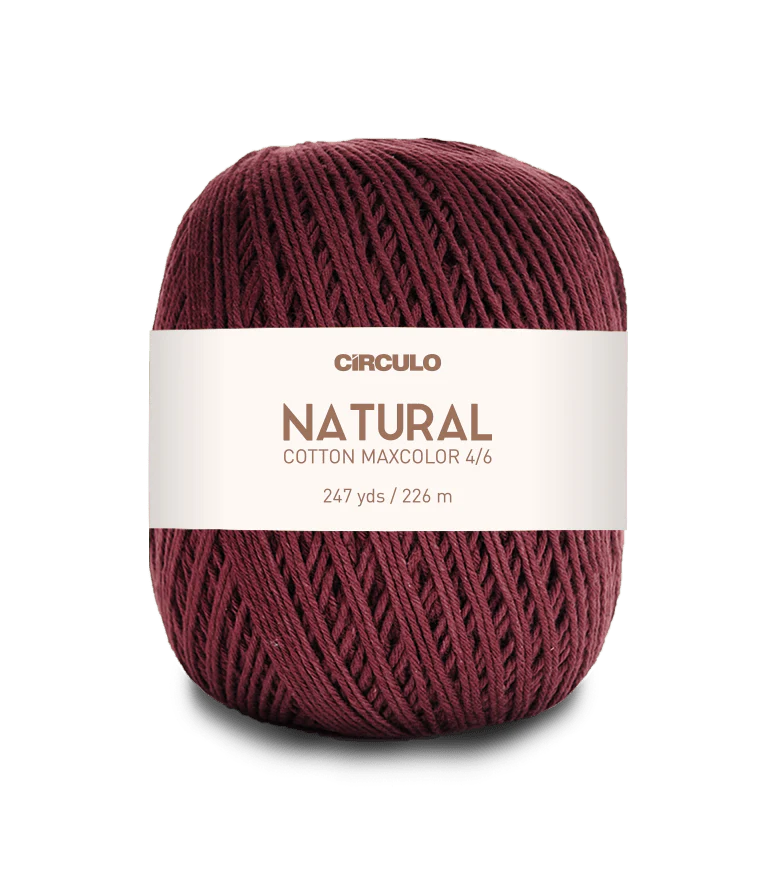 Circulo Natural Cotton Maxcolor (Barroco) 4/6 - 100% Cotton Yarn, 226m/200g - Image 36