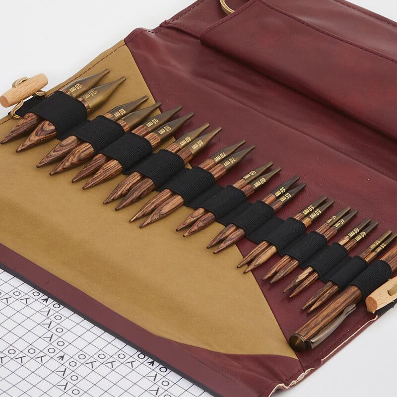 KnitPro Ginger Deluxe Special Interchangeable Knitting Needles Set (31282) size 3.5-12.00 mm, length 8.5 & 10.0 cm - Image 3