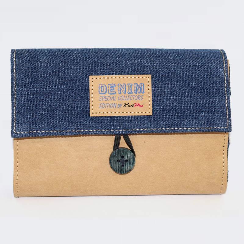 KnitPro Indigo Wood Interchangeable Needles Set in Fabric Case (20643) - Image 4