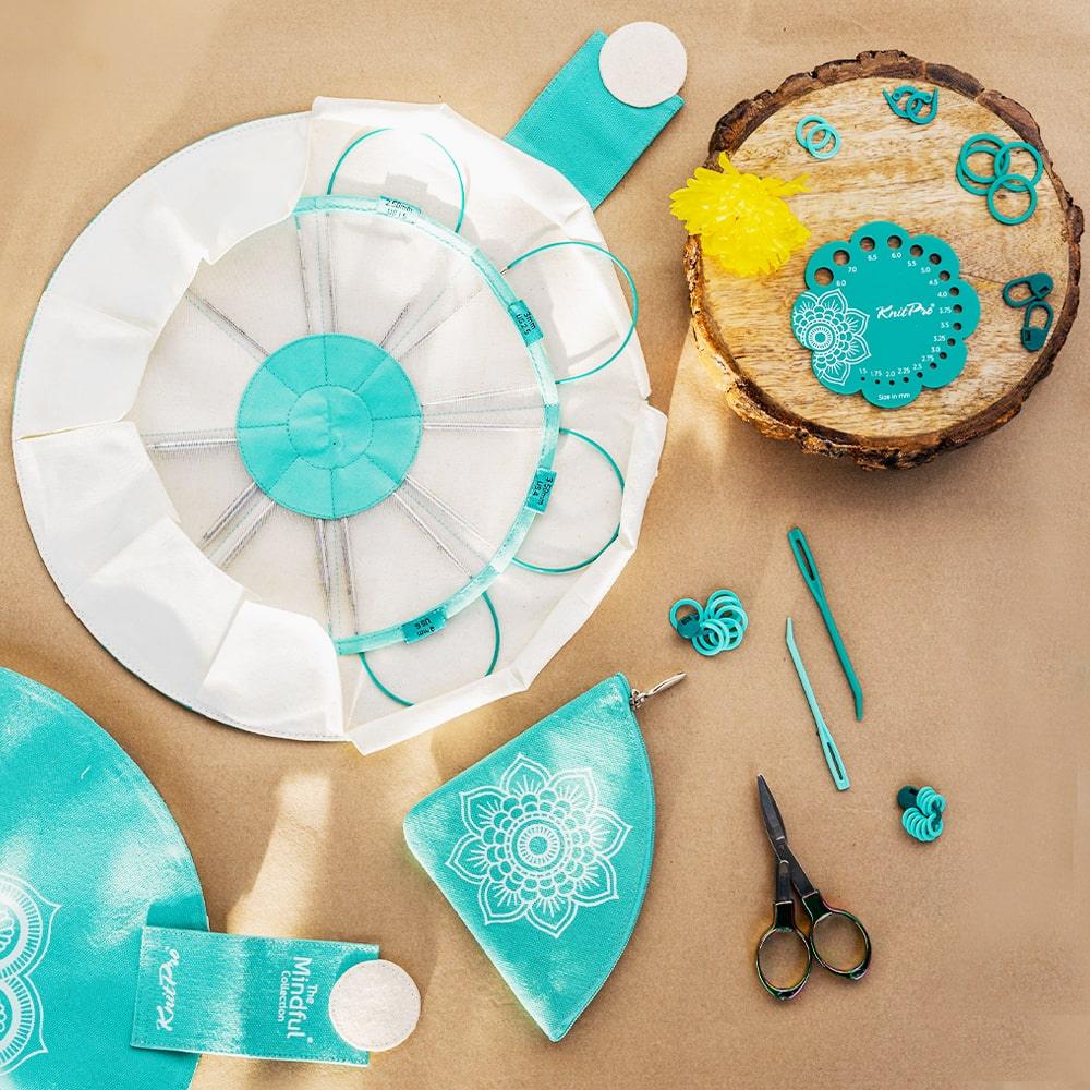 KnitPro Mindful Collection - Lace Fixed Circular Needles Set 25 cm (10") - THE EXPLORE SET (36320) - Image 4