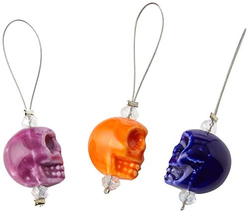 KnitPro NEW ZOONI Stitch Markers in Playful Beads "Skull Candy" (11253) - Image 4
