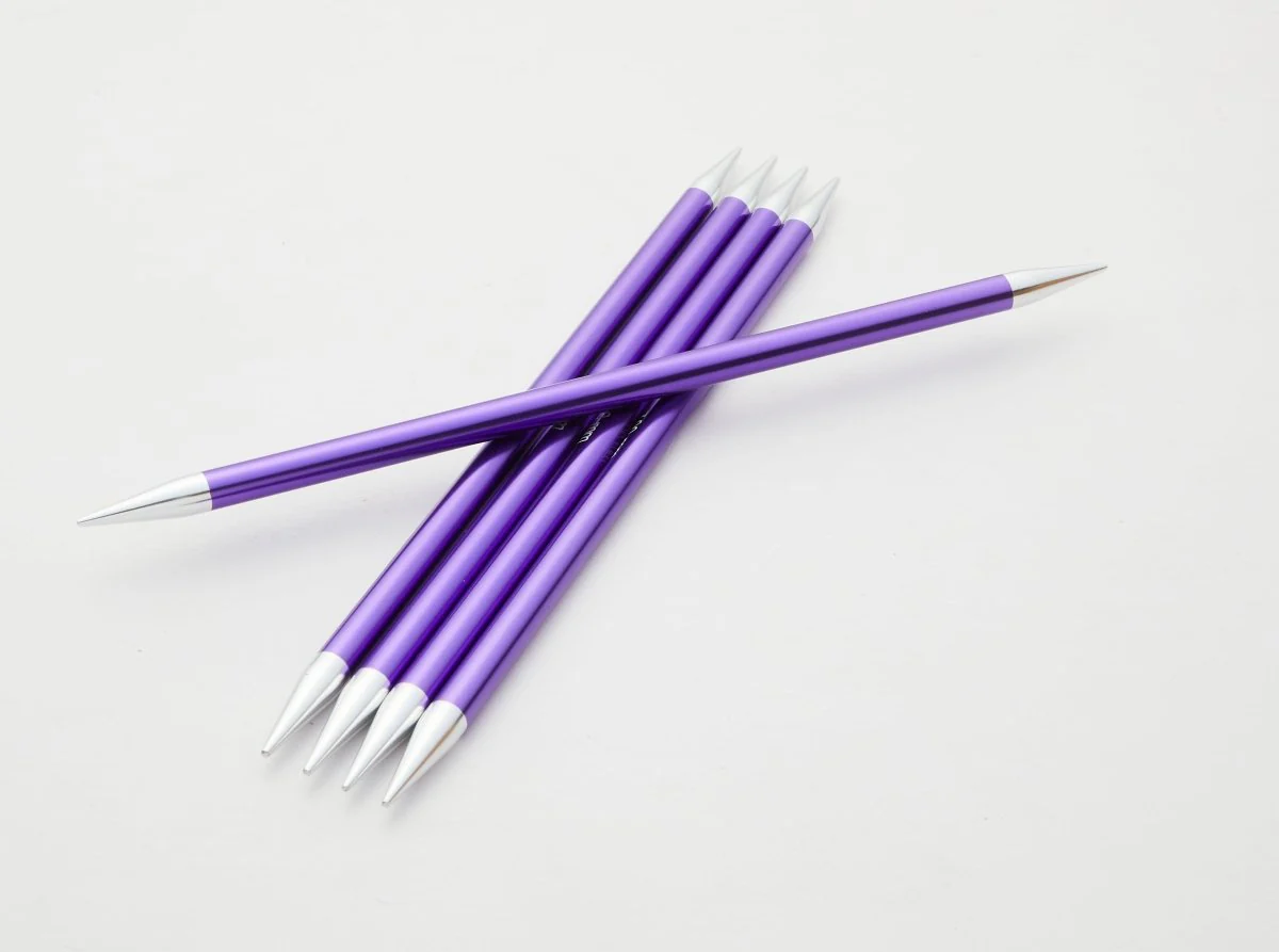 KnitPro Aluminium Zing Double Pointed Needles,  Aluminium Double Ended Knitting Pins - Image 18