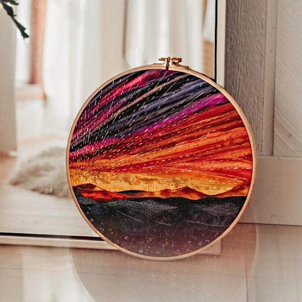 Nurge Polished Beech Embroidery Hoop with Screw depth 8 & 16 mm - Image 4