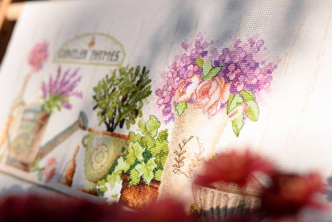 QUITE TIMES, Counted Cross Stitch Kit, 14 count Aida, size 39 x 18,5 cm, Charivna mit | Momentos Magicos (M-323) - Image 5