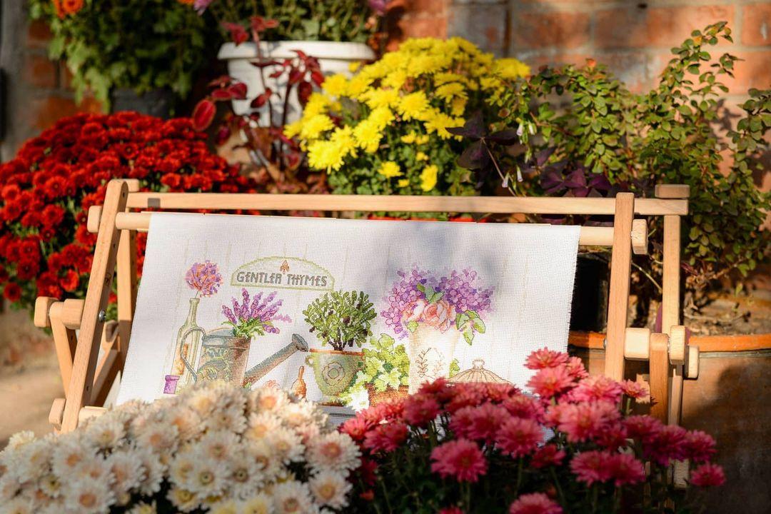 QUITE TIMES, Counted Cross Stitch Kit, 14 count Aida, size 39 x 18,5 cm, Charivna mit | Momentos Magicos (M-323) - Image 7