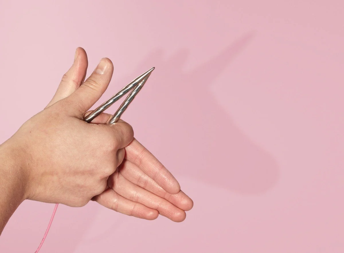 Unicorn Addi Circular Knitting Needles – Brass Tips with Pink Cable - Image 12