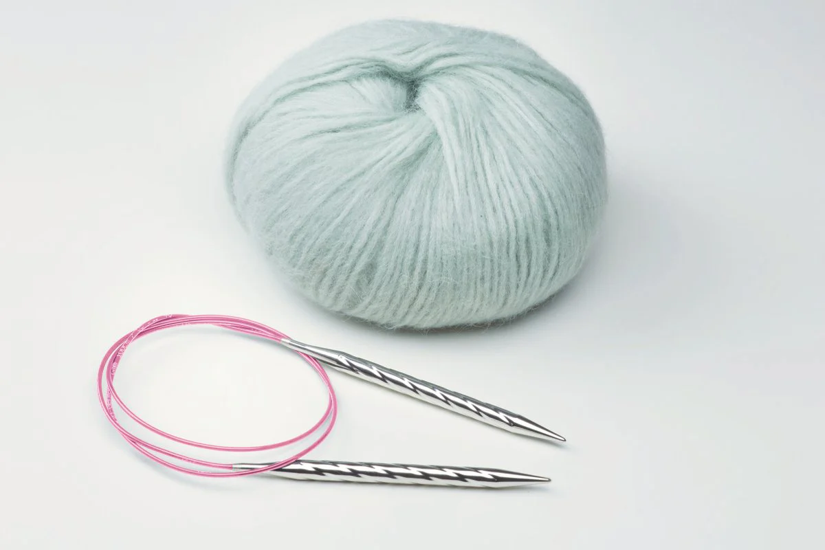 Unicorn Addi Circular Knitting Needles – Brass Tips with Pink Cable - Image 7