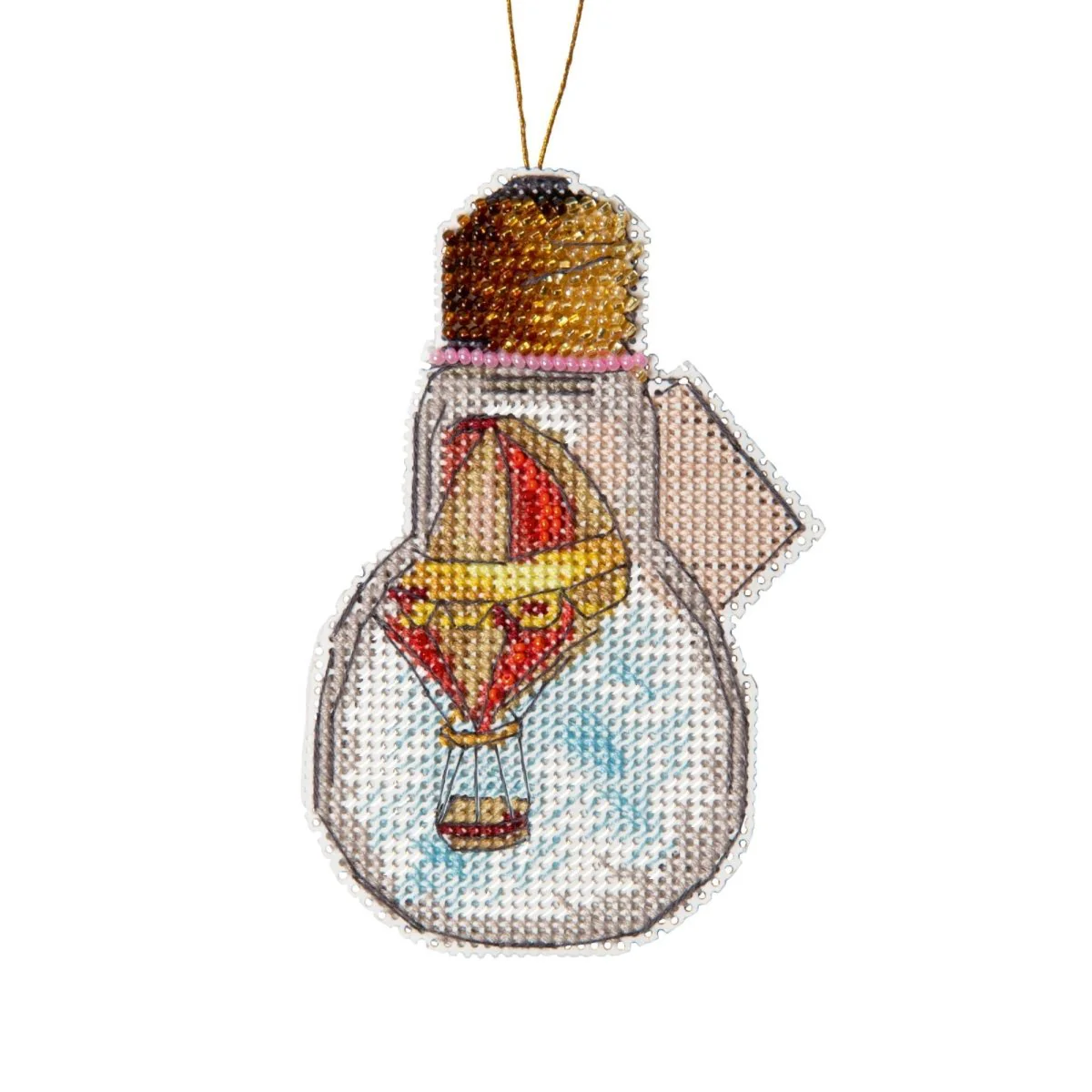 VISIT "Travel series", Counted Cross-Stitch Kit, 14 count plastic canvas, size 6 x 11 cm, CRYSTAL ART (T-83) - Image 3